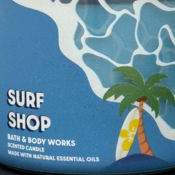 BBW Surf Shop Bath & Body Works 3 Wick Candle - Picture 3 of 10
